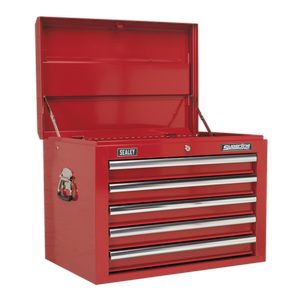 Superline PRO® Tool Chest Combination 14 Drawer with 446pc Tool Kit - Red