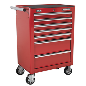 Superline PRO® Tool Chest Combination 14 Drawer with 446pc Tool Kit - Red