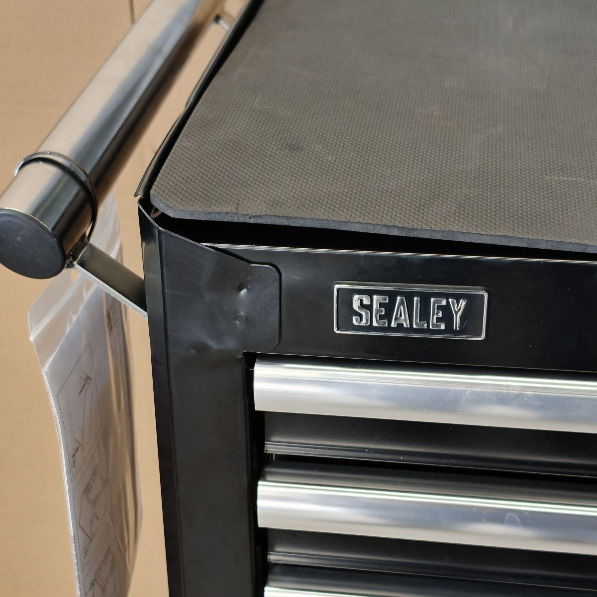 Superline PRO® Heavy-Duty Rollcab, 7 Drawer, Black (AP26479TB) (Factory Refurbished B)