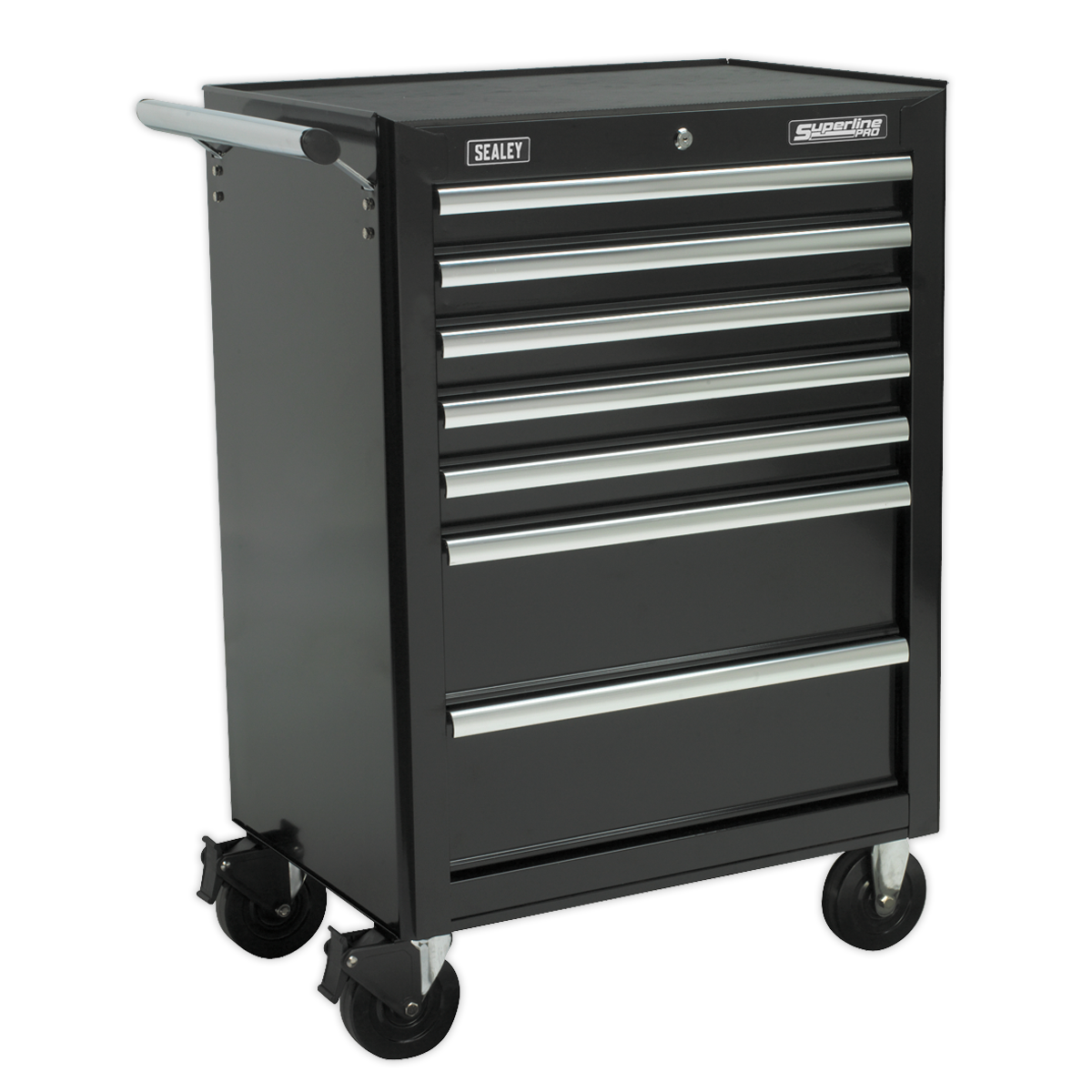 Superline PRO® Tool Chest Combination 14 Drawer with 1179pc Tool Kit - Black