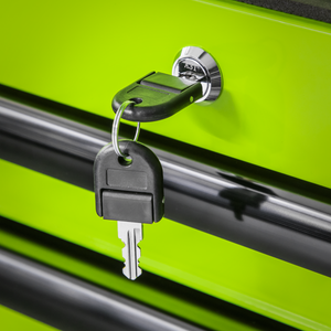 Superline PRO® Rollcab 7 Drawer - Green/Black