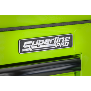 Superline PRO® Rollcab 7 Drawer - Green/Black