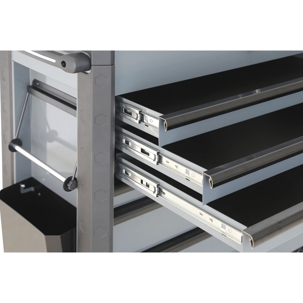 Superline PRO® Mobile Heavy-Duty Tool Trolley, 6 Drawer, Grey (AP266G)