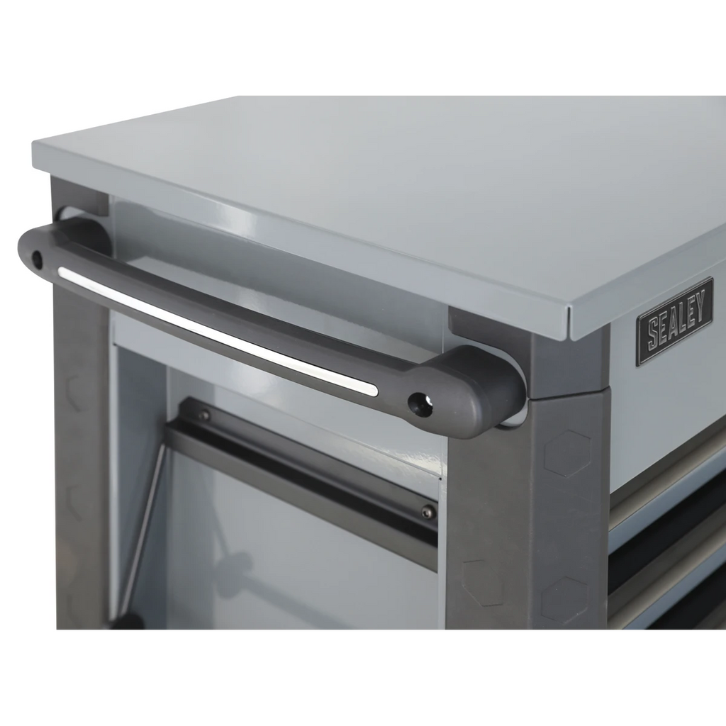 Superline PRO® Mobile Heavy-Duty Tool Trolley, 6 Drawer, Grey (AP266G)