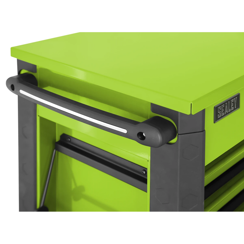 Superline PRO® Mobile Heavy-Duty Tool Trolley, 6 Drawer, Green (AP266HV)