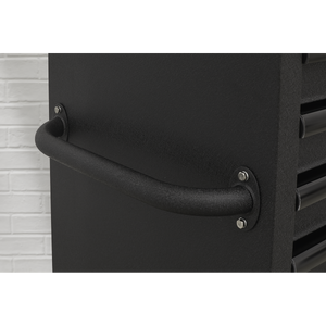 Superline PRO® Black Edition Tower Cabinet with 9 Soft Close Drawers & Power Strip 690mm