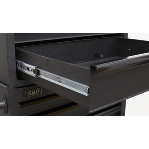 Superline PRO® Black Edition Tool Chest Combination with 9 Soft Close Drawers & Power Strip