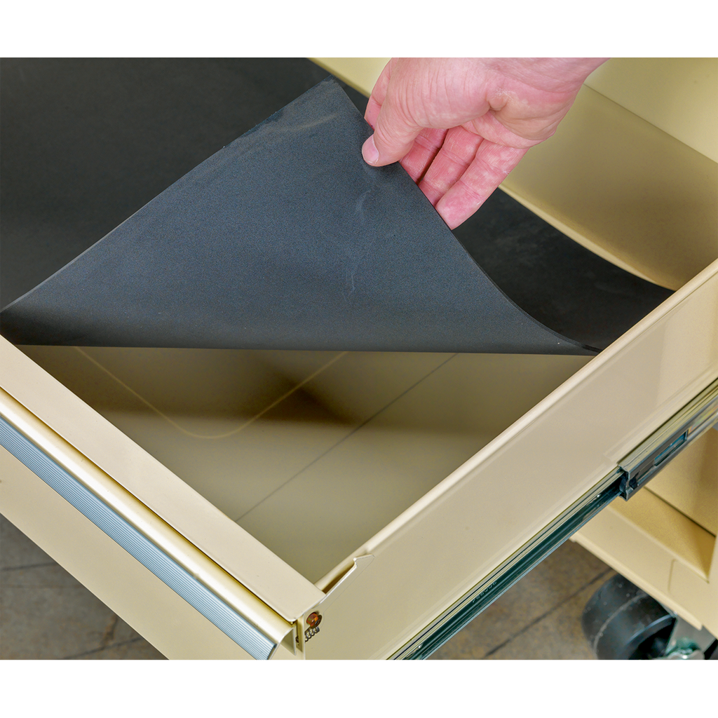 Premier™ Retro Style Topchest, Mid-Box Tool Chest & Rollcab Combination 10 Drawer - Cream