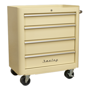 Premier™ Retro Style Rollcab 4 Drawer