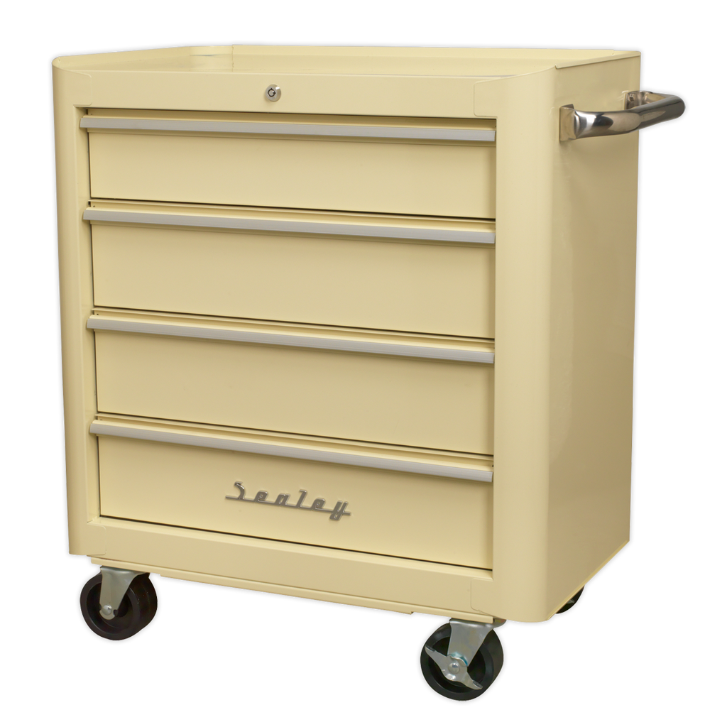 Premier™ Retro Style Rollcab 4 Drawer