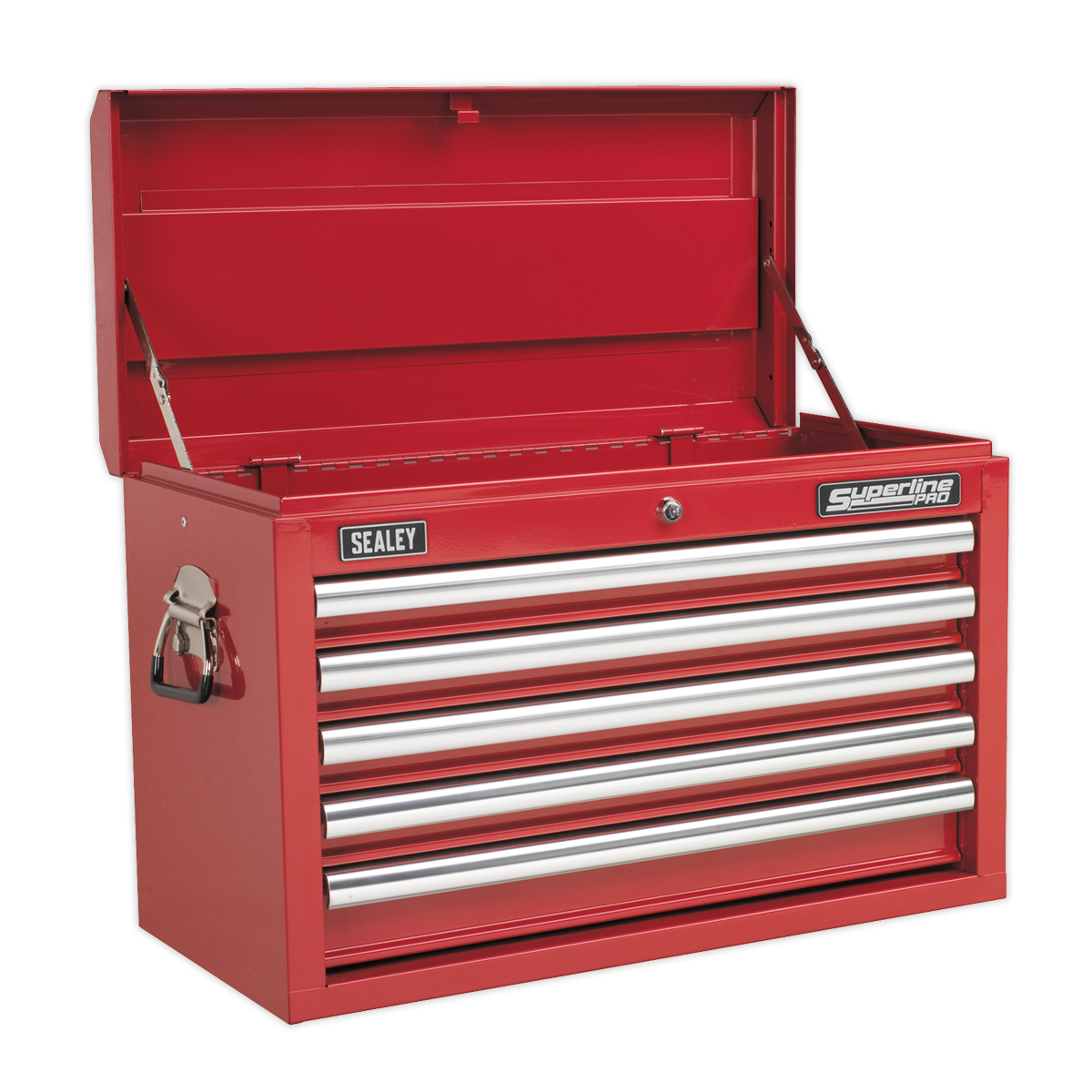 Superline PRO® Topchest & Rollcab Combination 10 Drawer with 148pc Tool Kit - Red