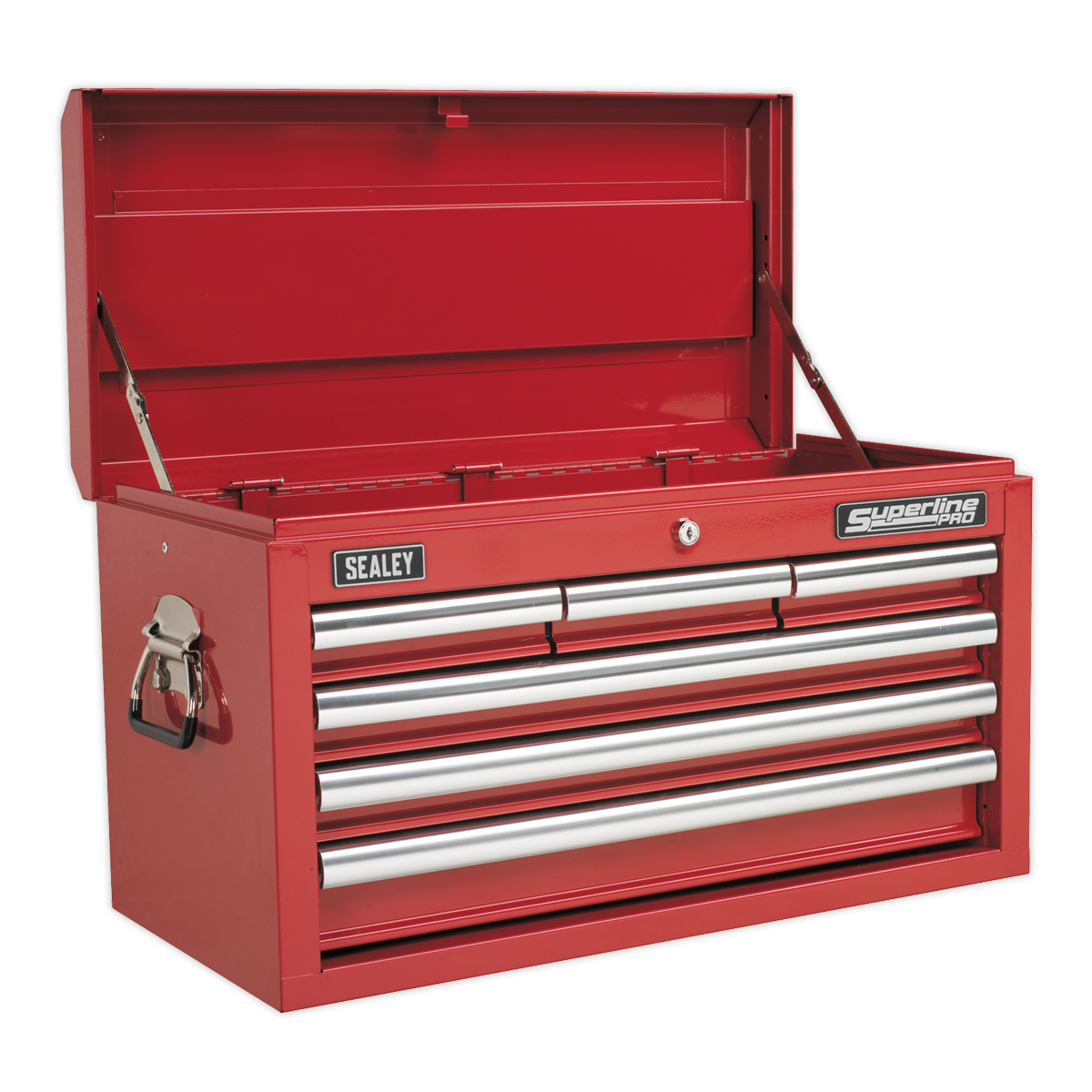 Sealey AP33069 Superline PRO® Topchest with Ball-Bearing Slides, 6 Drawer, Red