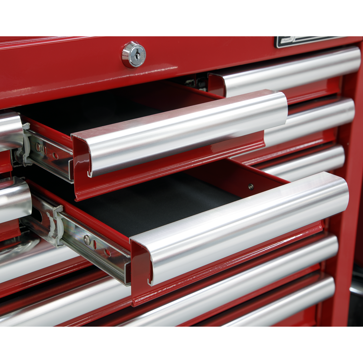 Sealey AP33109 Superline PRO® Topchest with Ball-Bearing Slides, 10 Drawer, Red