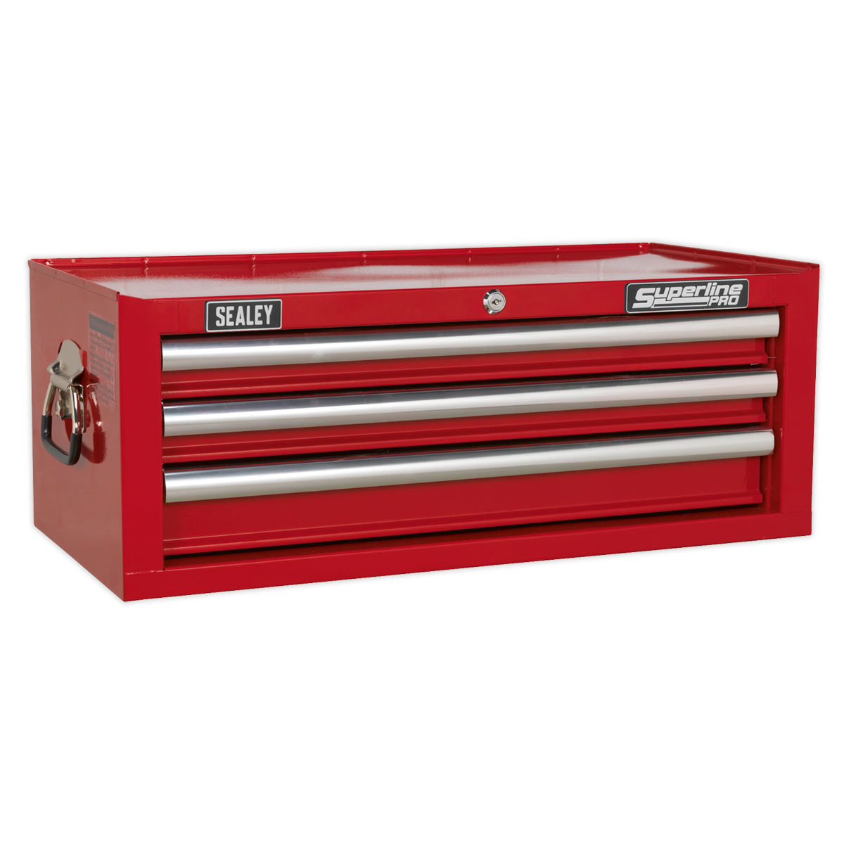 Sealey Superline PRO® Mid-Box Tool Chest, 3 Drawer, Red