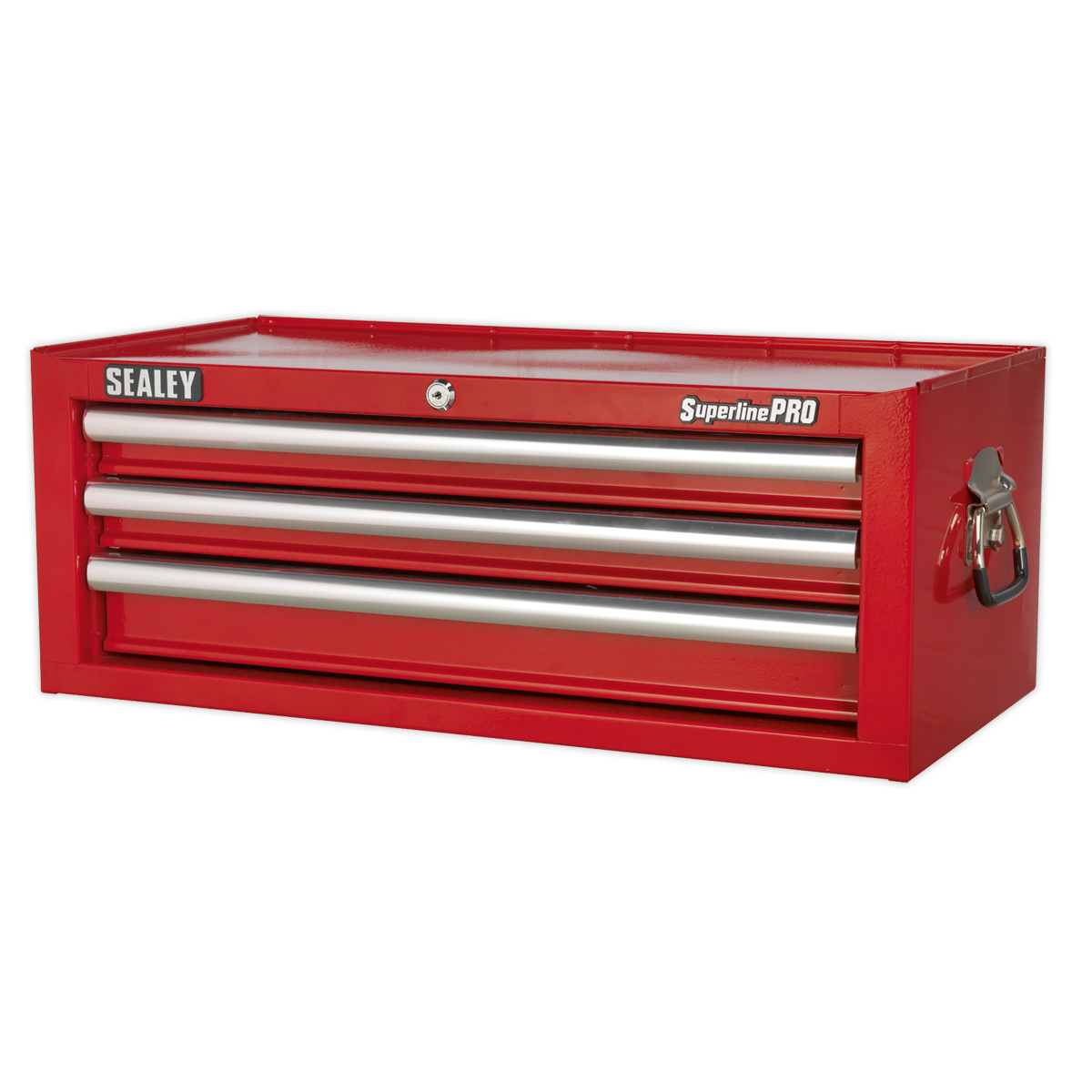 Sealey Superline PRO® Mid-Box Tool Chest, 3 Drawer, Red