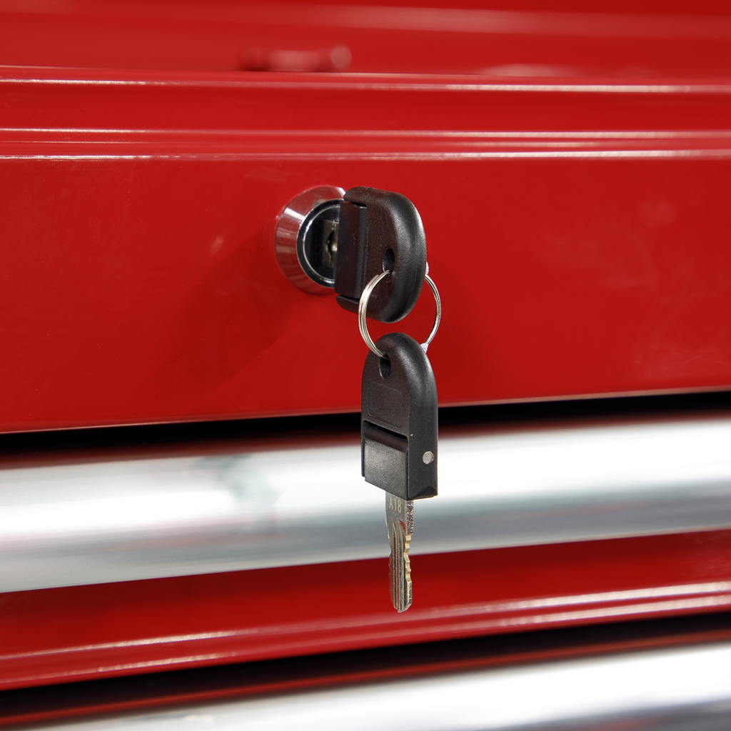 Sealey AP33479 Superline PRO® Rollcab with Ball-Bearing Slides, 7 Drawer, Red