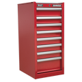 Superline PRO® Hang-On Chest 8 Drawer - Red