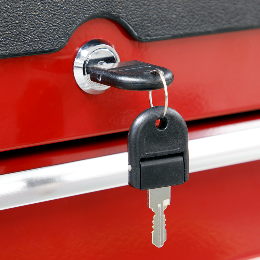 Superline PRO® Rollcab 7 Drawer - Red
