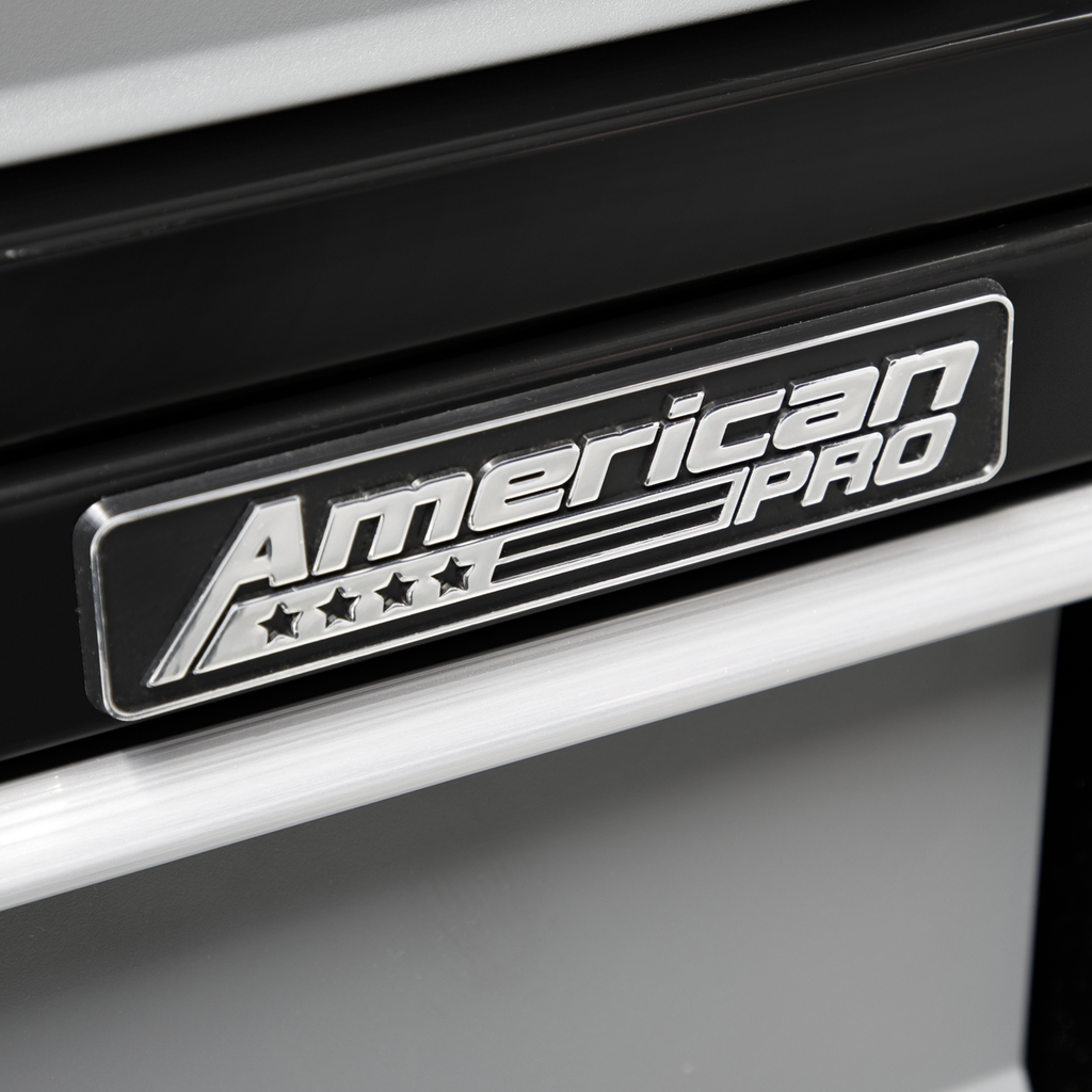 American PRO® Rollcab 8 Drawer - Black/Grey