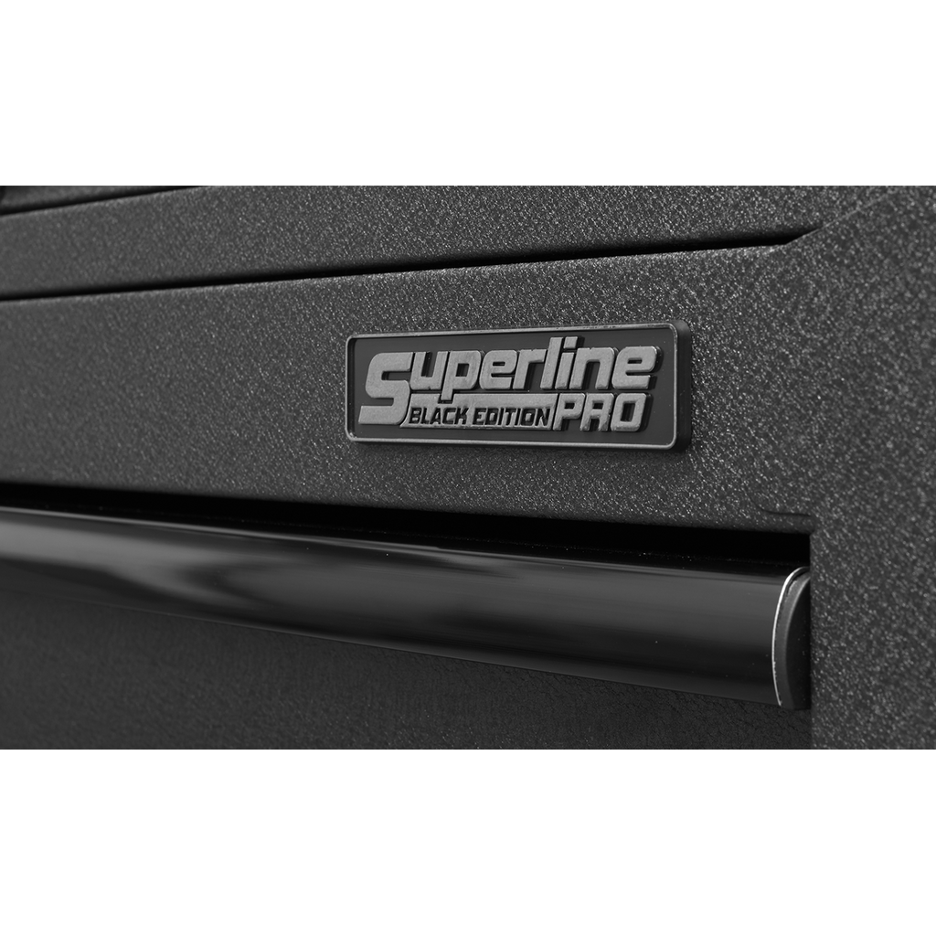 Superline PRO® Black Edition Rollcab with 6 Soft Close Drawers 915mm
