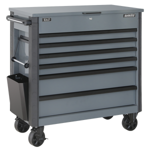 Tool Trolley 6 Drawer - Grey