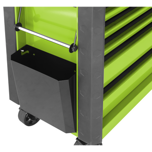 Sealey AP366HV Superline PRO® Tool Trolley with Ball-Bearing Slides, 6 Drawer, Green
