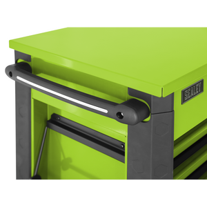 Sealey AP366HV Superline PRO® Tool Trolley with Ball-Bearing Slides, 6 Drawer, Green