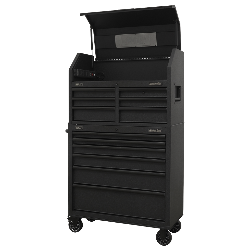Superline PRO® Tool Chest Combination with Power Bar 12 Drawer