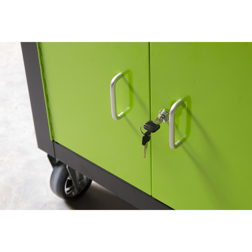 Premier™ Mobile Workstation with 7 Drawers & Cupboard 920mm