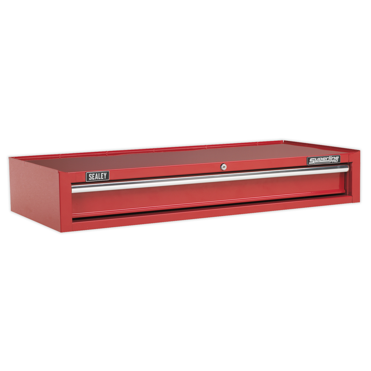 Superline PRO® Heavy-Duty Mid-Box Tool Chest, 1 Drawer, Red (AP41119)