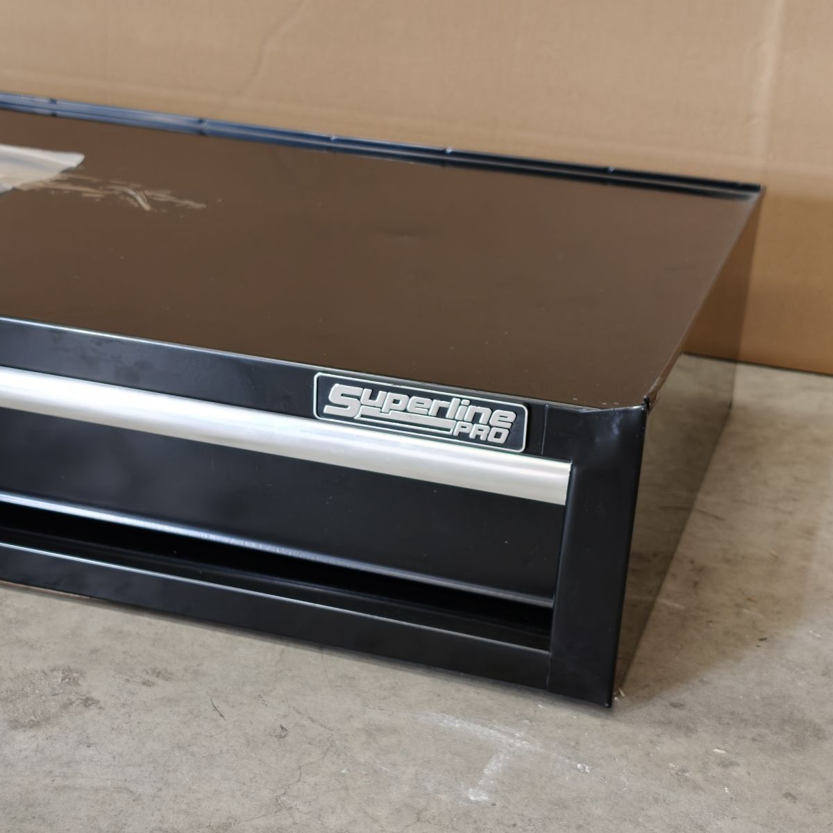 Superline PRO® Heavy-Duty Mid-Box Tool Chest, 1 Drawer, Black (AP41119B) (Factory Refurbished B)