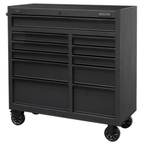 Superline PRO® Black Edition Rollcab with 11 Soft Close Drawers 1040mm
