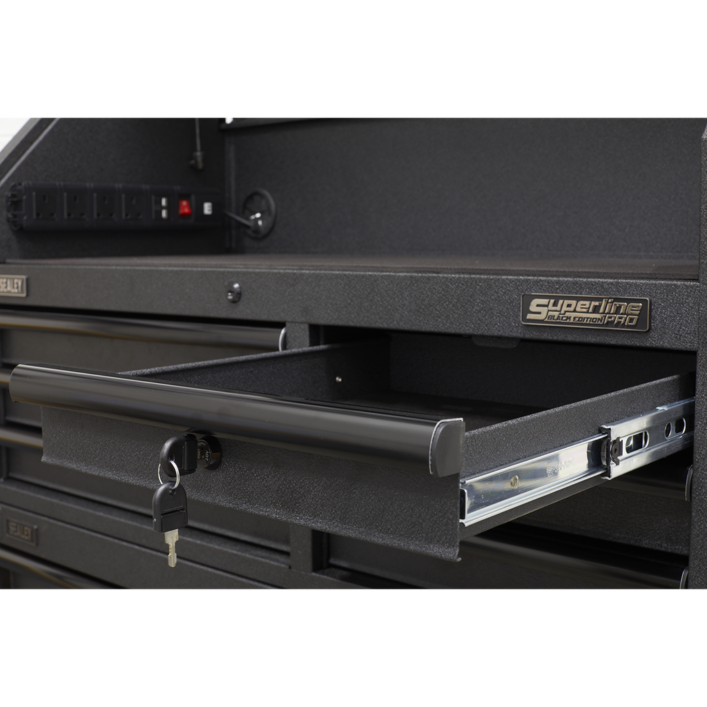 Superline PRO® Tool Chest Combination with 17 Soft Close Drawers & Power Strip