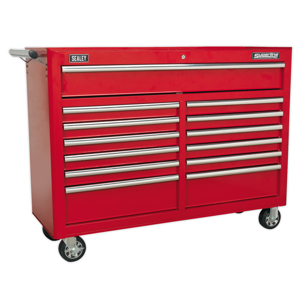Superline PRO® Heavy -Duty Extra-Wide Tool Chest Combination, 23 Drawer, Red (AP52COMBO1)