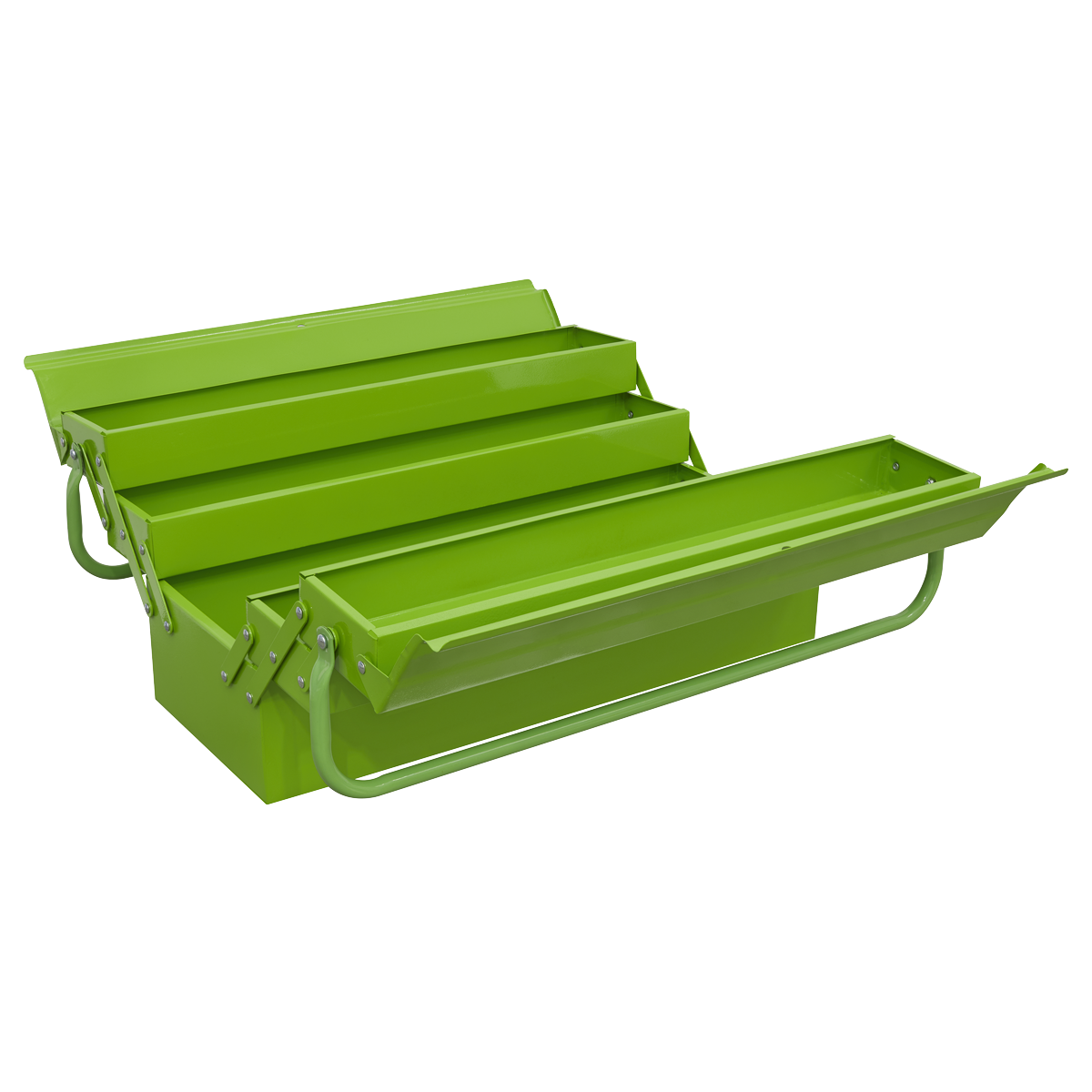 4 Tray Cantilever Toolbox 530mm - Green