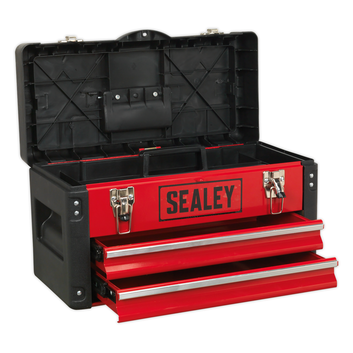 Toolbox with Tote Tray, 500mm, 2 Drawer (AP547)