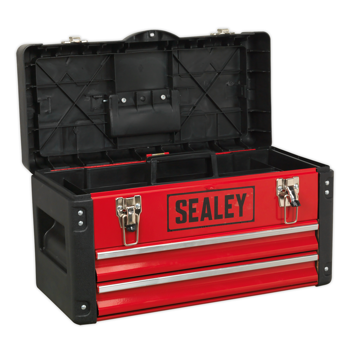 Toolbox with Tote Tray, 500mm, 2 Drawer (AP547)
