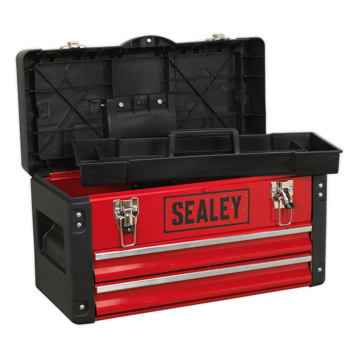 Toolbox with Tote Tray, 500mm, 2 Drawer (AP547)