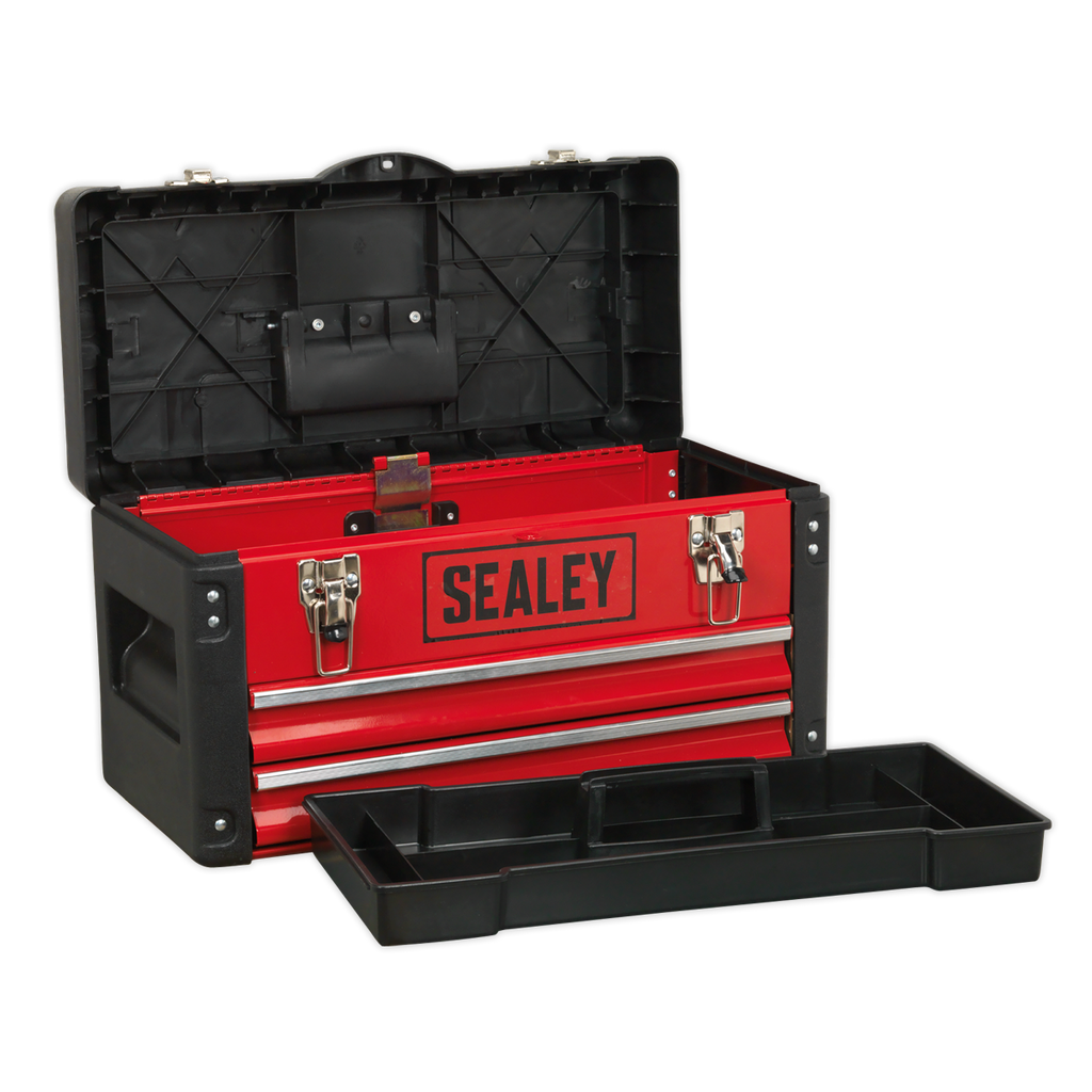 Toolbox with Tote Tray, 500mm, 2 Drawer (AP547)