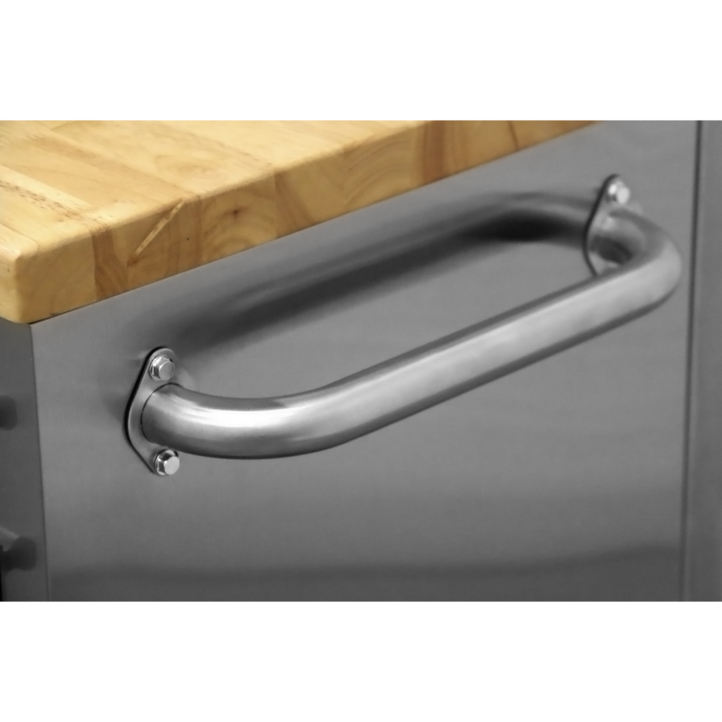 Premier™ Mobile Stainless Steel Tool Cabinet & Cupboard 10 Drawer