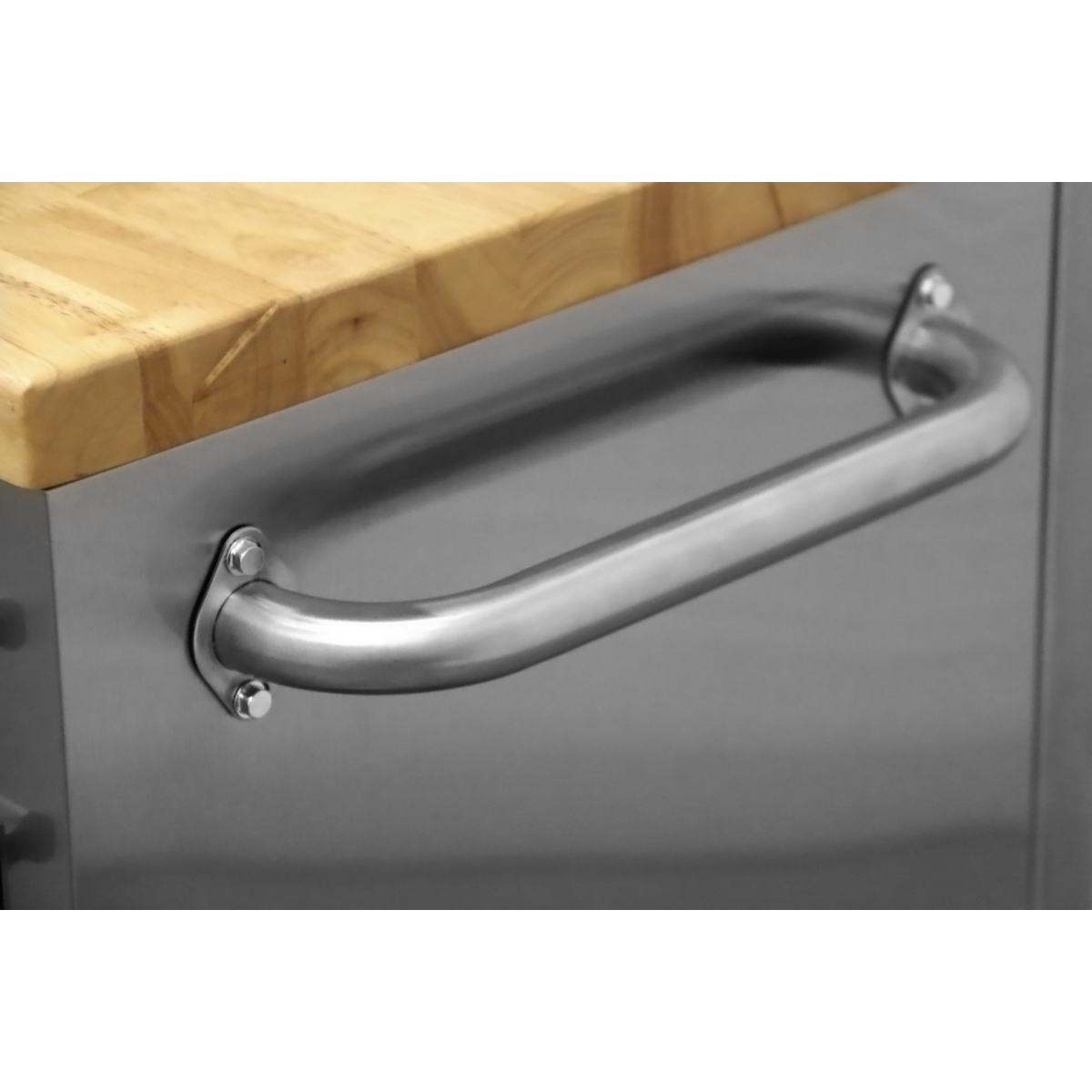 Premier™ Mobile Stainless Steel Tool Cabinet & Cupboard 10 Drawer