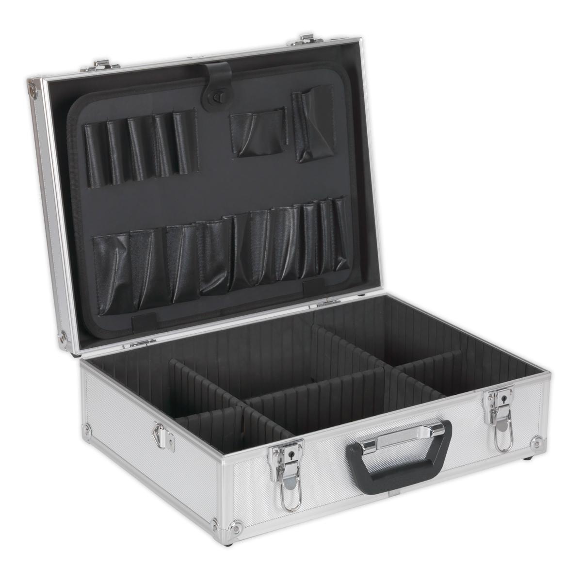 Aluminium Tool Case with Square Edges