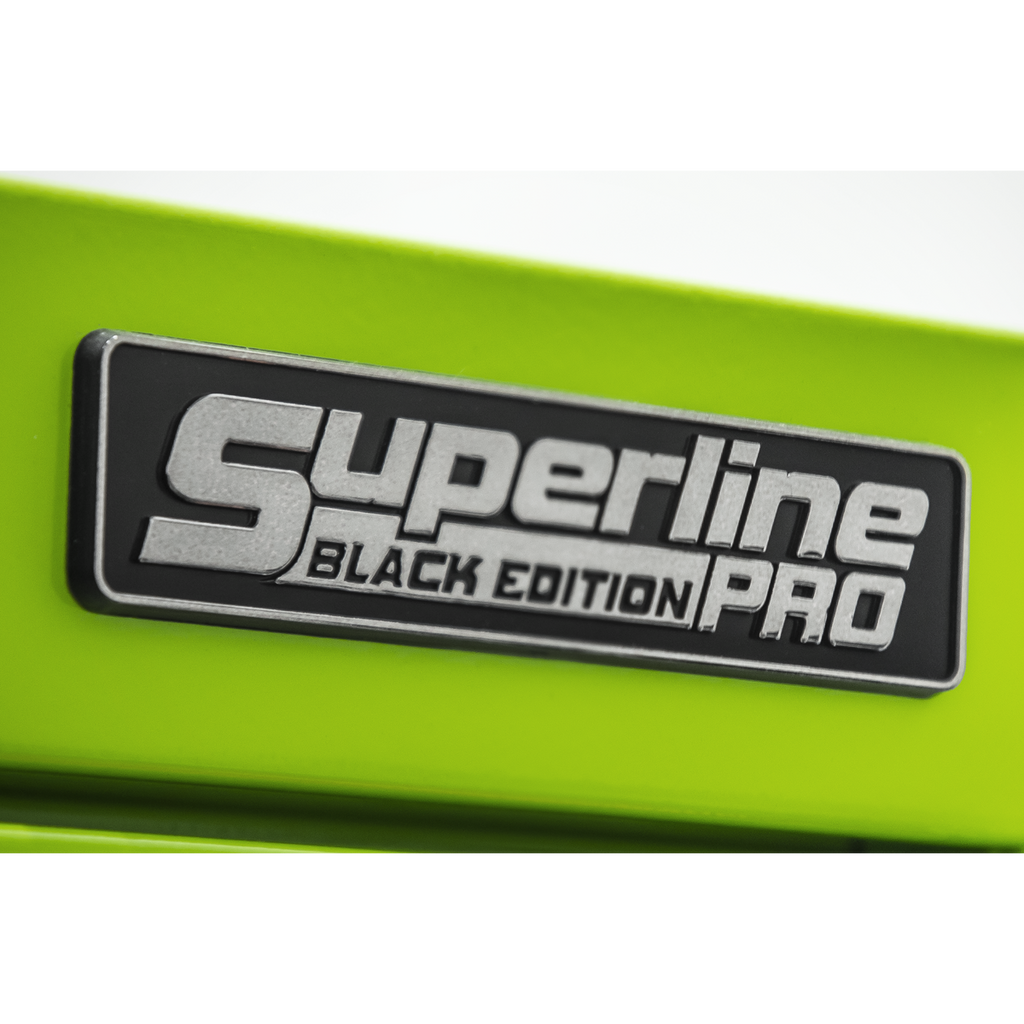 Superline PRO® Black Edition Top Hutch & 2 Drawer Riser 1549mm