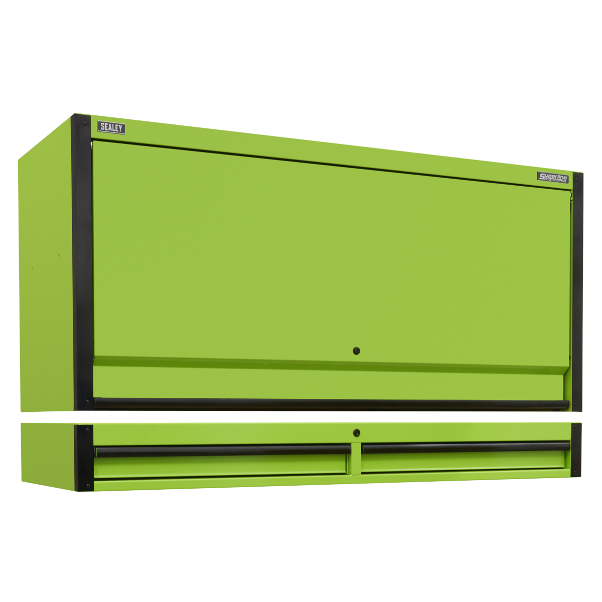 Superline PRO® Black Edition Top Hutch & 2 Drawer Riser 1549mm