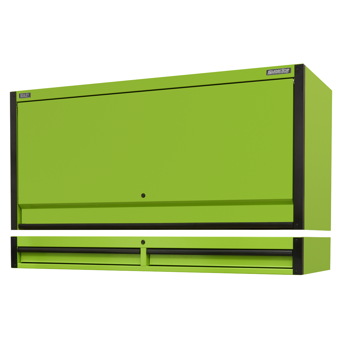 Superline PRO® Black Edition Top Hutch & 2 Drawer Riser 1549mm