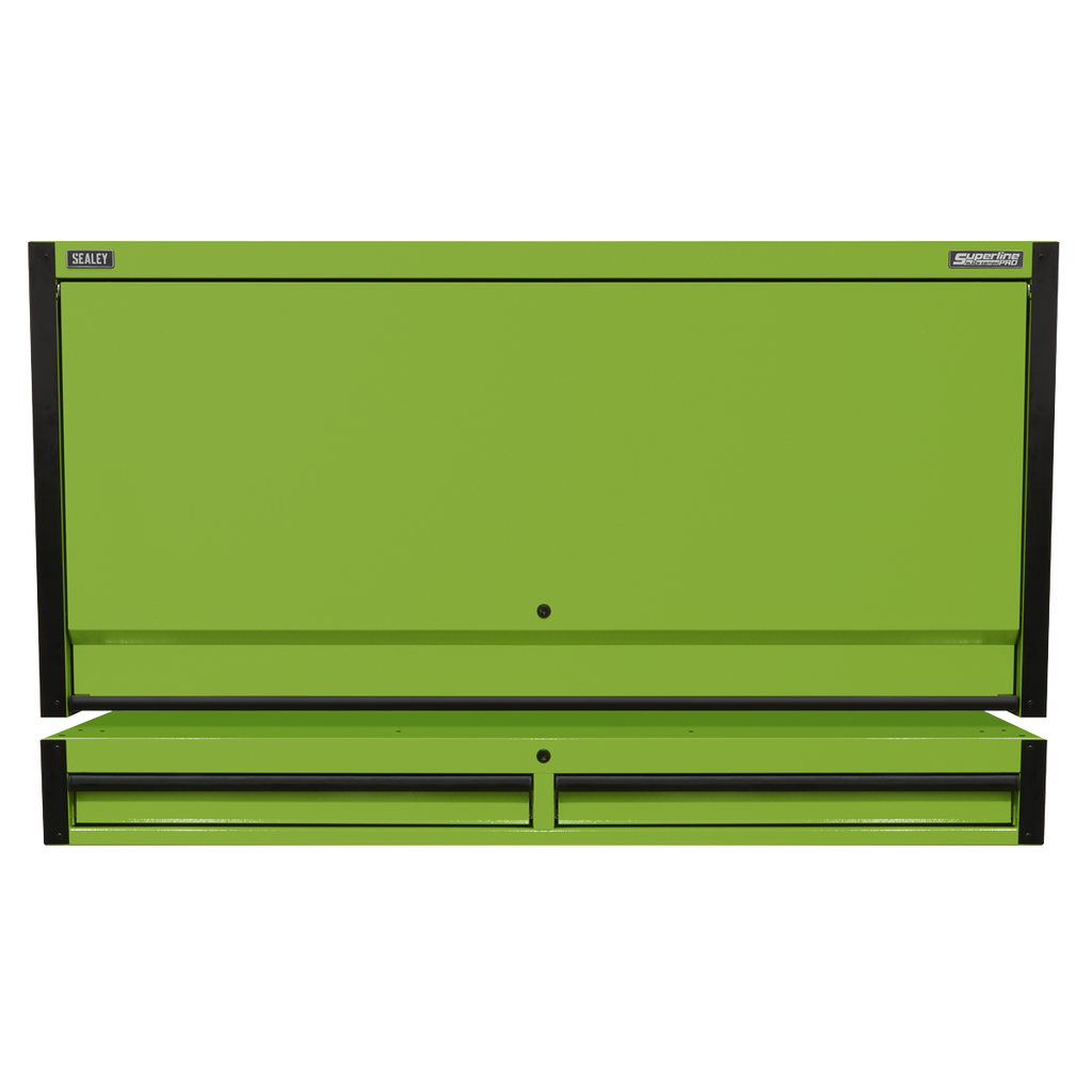 Superline PRO® Black Edition Top Hutch & 2 Drawer Riser 1549mm