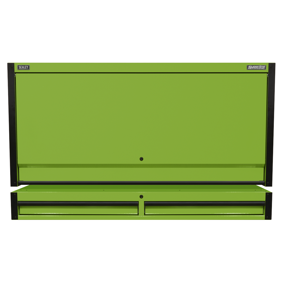 Superline PRO® Black Edition Top Hutch & 2 Drawer Riser 1549mm