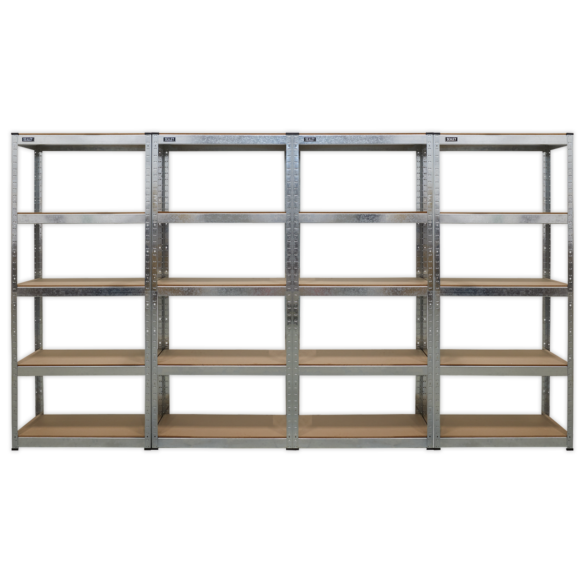Racking Unit 5 Shelf 150kg Capacity Per Level - Set of 4