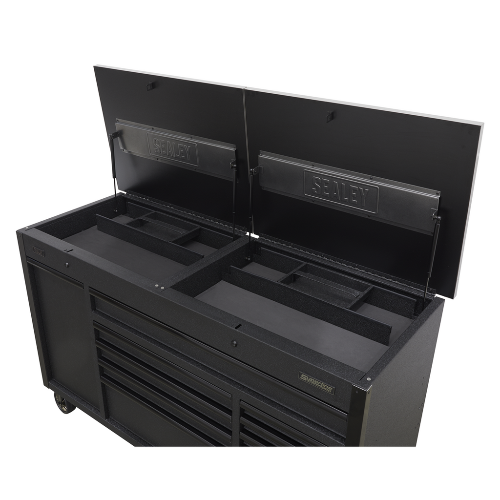 Superline PRO® Mobile Tool Cabinet with Power Tool Charging Drawer 1600mm