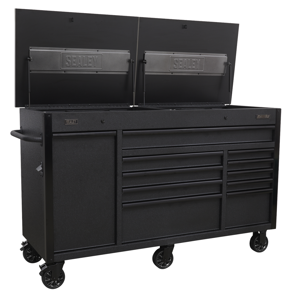 Superline PRO® Mobile Tool Cabinet with Power Tool Charging Drawer 1600mm